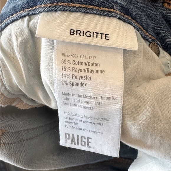PAIGE Blue Denim Skinny Jeans, 28 - Picture 6 of 6